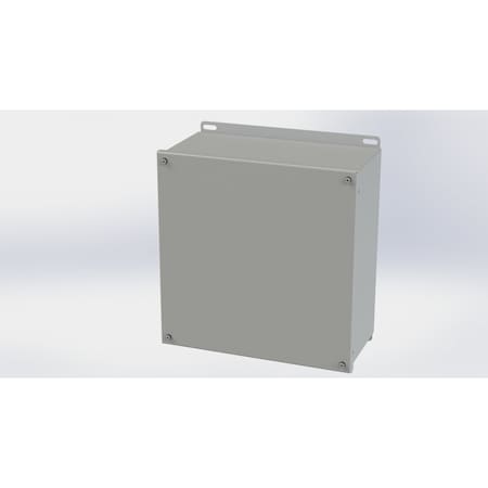 Saginaw Control & Engineering Captive Screws Electrical Enclosures, 12.13 in H, 6 in D, 12 in W, NEMA 3R, 4, 12, 13, Carbon Steel SCE-1212SC